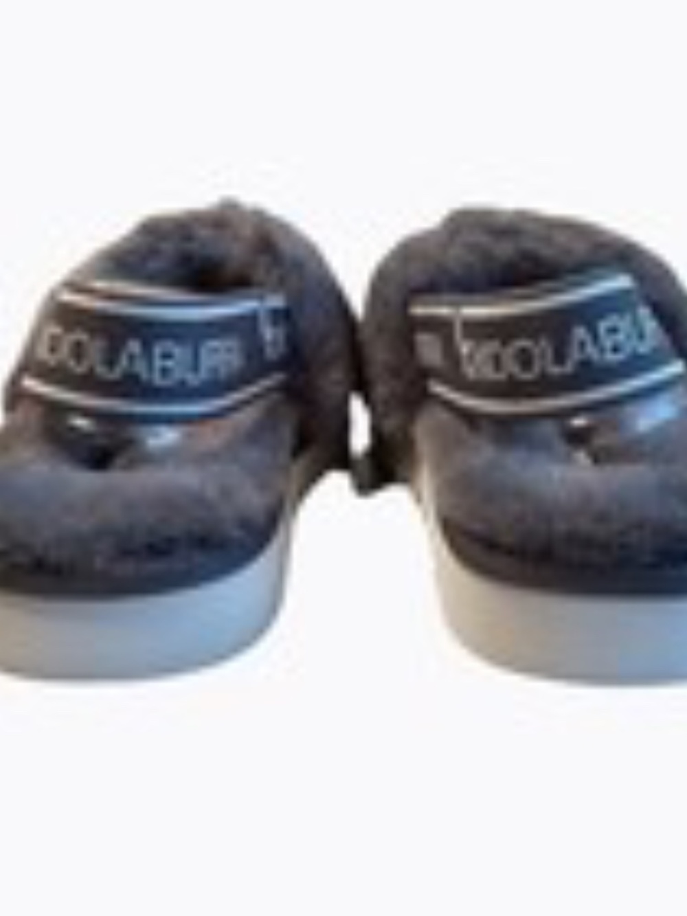Ugg Girls Fuzz'n Gray Slides‎ Size 13 Toddler Sandals - Picture 6 of 8